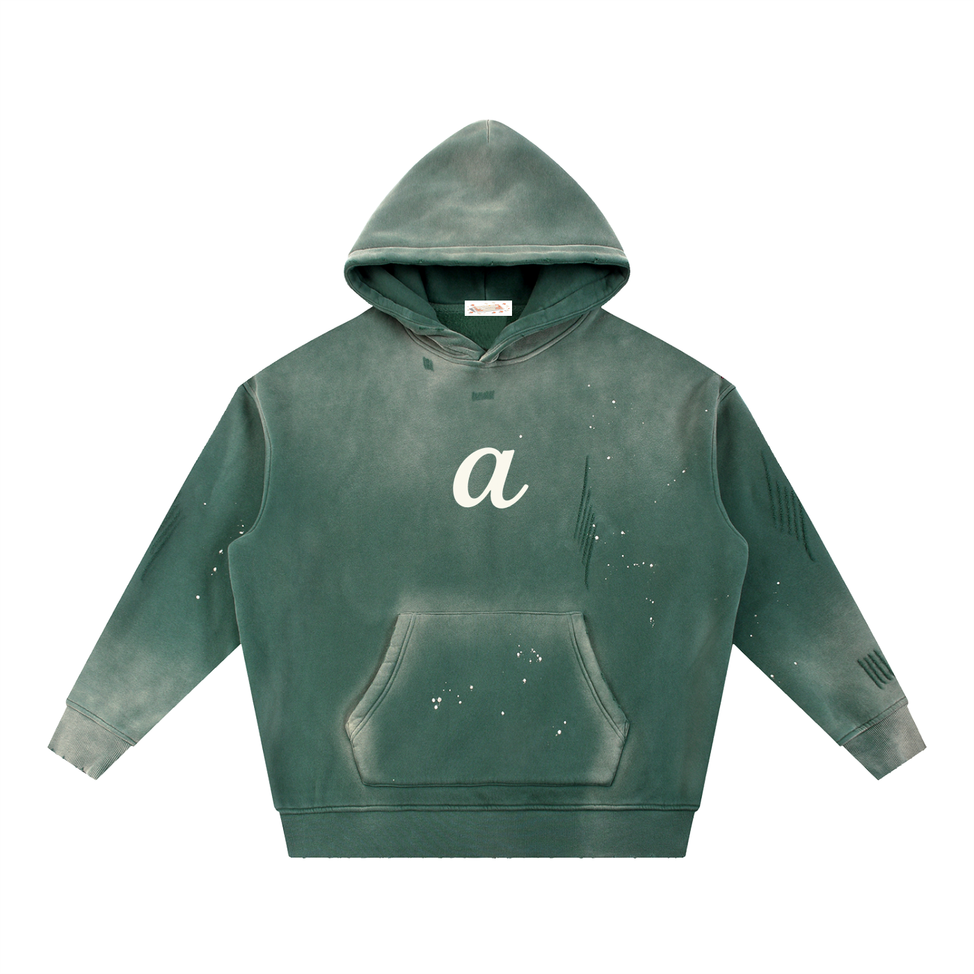 Vintage Washed Demon Hoodie