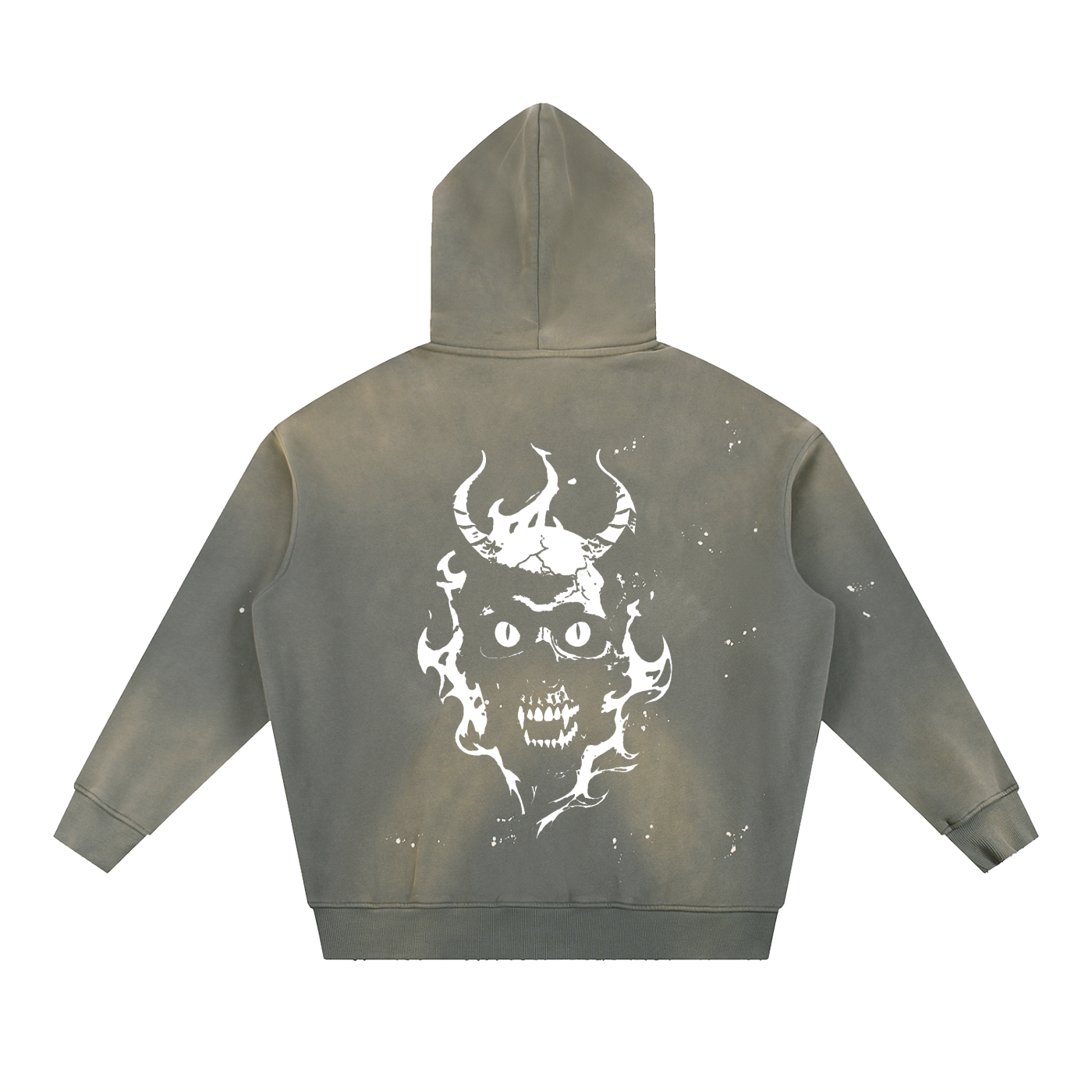 Vintage Washed Demon Hoodie