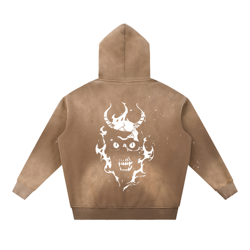 Vintage Washed Demon Hoodie